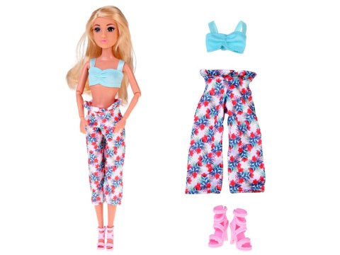 JOKOMISIADA Zestaw ubranka dla lalki wakacyjne stylizacje sukienka dodatki ZA5707