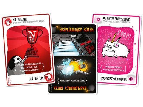 Rebel Rebel Imprezowa gra karciana Eksplodujące kotki 12+ GR0748