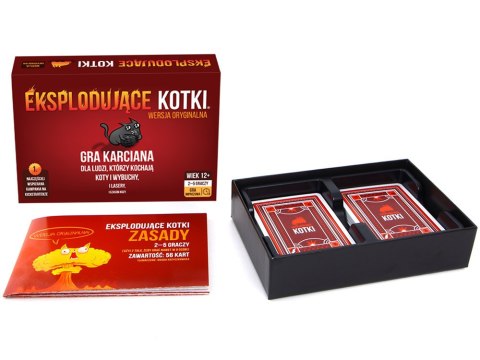 Rebel Rebel Imprezowa gra karciana Eksplodujące kotki 12+ GR0748