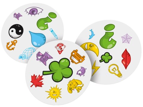 Rebel Rebel Karciana gra Dobble Classic Eco PL - okrągłe karty do gry GR0749