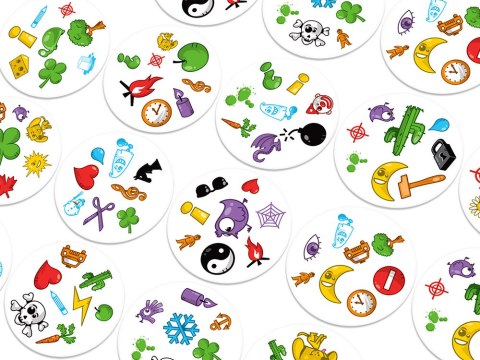 Rebel Rebel Karciana gra Dobble Classic Eco PL - okrągłe karty do gry GR0749