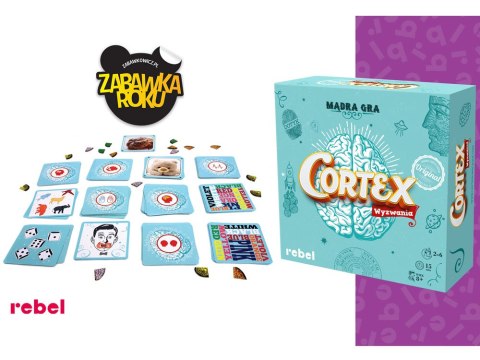 Rebel Rebel Towarzyska gra karciana Cortex wyzwania - mądra gra pamięciowa GR0752