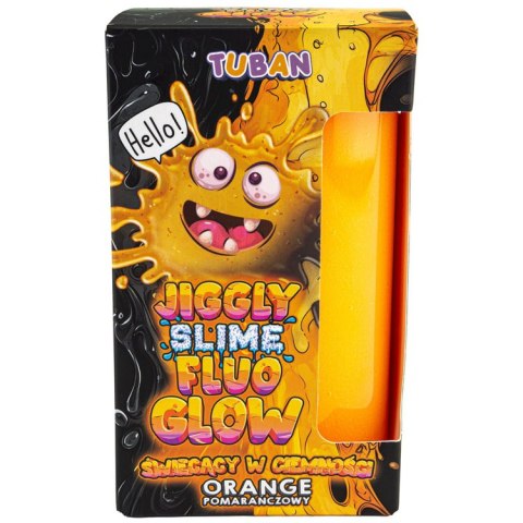TUBAN Tuban Jiggly Slime Fluo glow pomarańczowy świecący w ciemności 430g ZA5654
