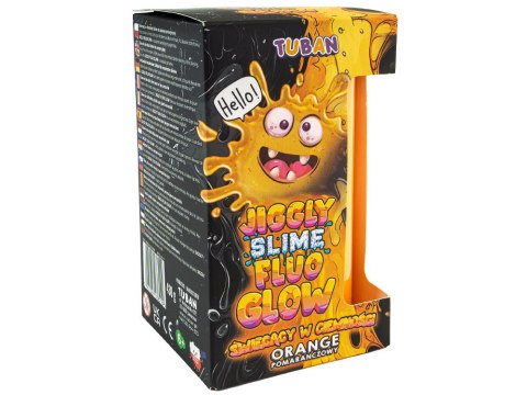 TUBAN Tuban Jiggly Slime Fluo glow pomarańczowy świecący w ciemności 430g ZA5654
