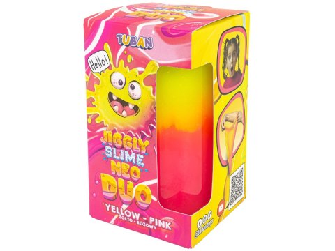 TUBAN Tuban Jiggly Slime Neo Duo dwukolorowy 430g żółto-różowy ZA5649