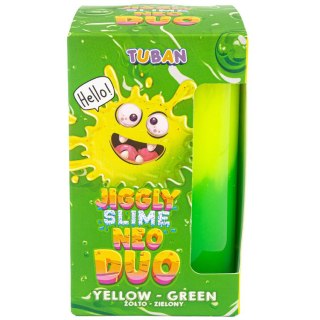 TUBAN Tuban Jiggly Slime Neo Duo dwukolorowy żółto-zielony 430g ZA5650