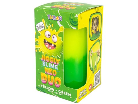 TUBAN Tuban Jiggly Slime Neo Duo dwukolorowy żółto-zielony 430g ZA5650