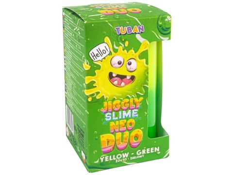 TUBAN Tuban Jiggly Slime Neo Duo dwukolorowy żółto-zielony 430g ZA5650