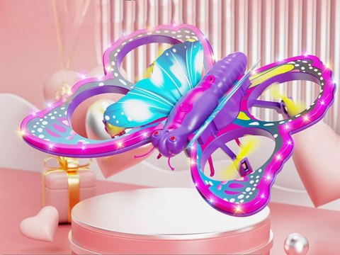 JOKOMISIADA Bajecznie kolorowy Motyl Dron sterowany za pomocą Magicznej Różdżki RC0727