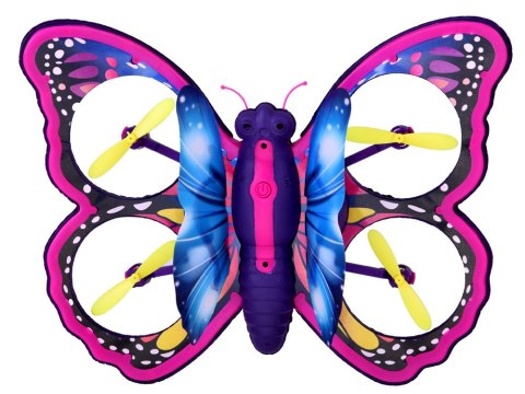 JOKOMISIADA Bajecznie kolorowy Motyl Dron sterowany za pomocą Magicznej Różdżki RC0727