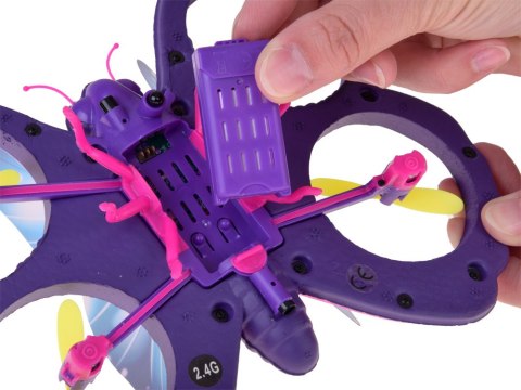 JOKOMISIADA Bajecznie kolorowy Motyl Dron sterowany za pomocą Magicznej Różdżki RC0727