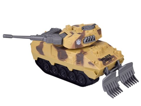 JOKOMISIADA Duży zestaw militarny czołg myśliwiec helikopter + żołnierz ZA5752