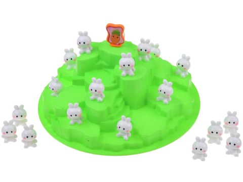 JOKOMISIADA Gra zręcznościowa "Balansujące króliczki" - nie pozwól im spaść! GR0762