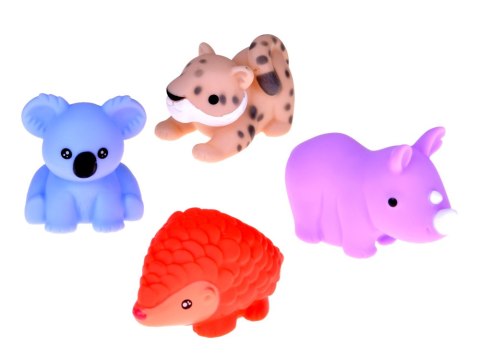 JOKOMISIADA Gumowe Zwierzątka do kąpieli do zabawy w wodzie Zestaw 4-sztuki ZA5816