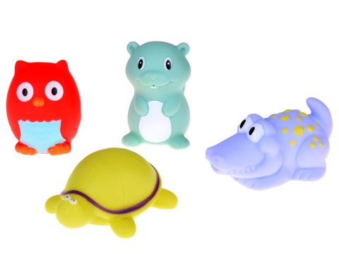 JOKOMISIADA Gumowe Zwierzątka do kąpieli do zabawy w wodzie Zestaw 4-sztuki ZA5816