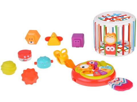 JOKOMISIADA Interaktywna edukacyjna SOWA 2w1 - sorter, dźwięki i melodie ZA5736