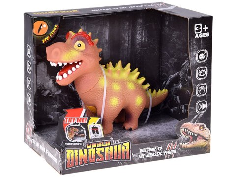 JOKOMISIADA Interaktywny gumowy dinozaur figurka z dźwiękiem RYCZY ZA5725