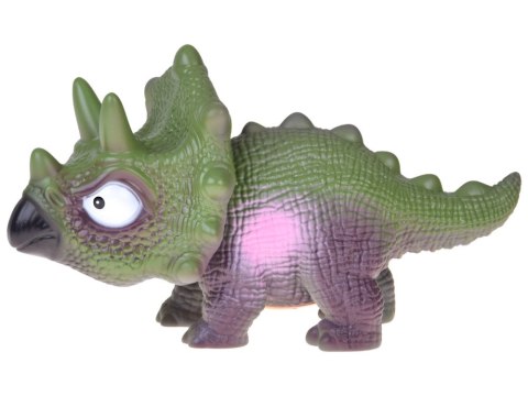 JOKOMISIADA Interaktywny gumowy dinozaur triceratops figurka z dźwiękiem RYCZY ZA5726