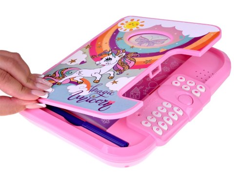 JOKOMISIADA Interaktywny kodowany SEKRETNY PAMIĘTNIK 2w1 Magiczny Jednorożec ZA5769