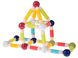 JOKOMISIADA Klocki Elastyczne Magnetyczne Rurki do budowania Tube Block 36 elem ZA5813