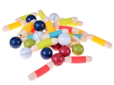 JOKOMISIADA Klocki Elastyczne Magnetyczne Rurki do budowania Tube Block 36 elem ZA5813