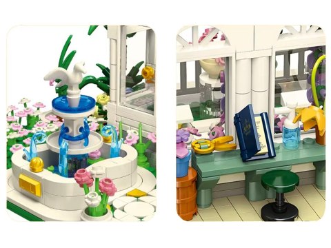 JOKOMISIADA Klocki Neoklasyczny OGRÓD BOTANICZNY z efektami świetlnymi 2397ele ZA5761