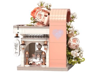 JOKOMISIADA Klocki Romantyczna sala ślubna z witryną + kwiaty i suknia 1047-ele ZA5739