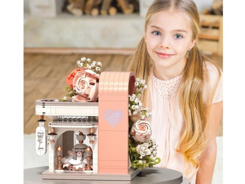 JOKOMISIADA Klocki Romantyczna sala ślubna z witryną + kwiaty i suknia 1047-ele ZA5739