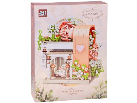 JOKOMISIADA Klocki Romantyczna sala ślubna z witryną + kwiaty i suknia 1047-ele ZA5739