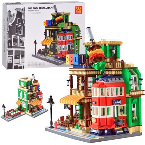 JOKOMISIADA Klocki SERIA Świat-architektura stylu RESTAURACJA BBQ Paryż 1922ele ZA5749