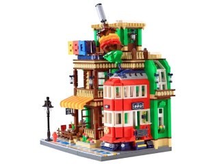 JOKOMISIADA Klocki SERIA Świat-architektura stylu RESTAURACJA BBQ Paryż 1922ele ZA5749