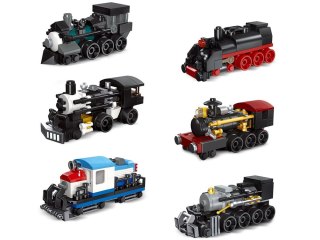 JOKOMISIADA Klocki konstrukcyjne MINITRAIN - różne modele z serii: mini pociąg ZA5759