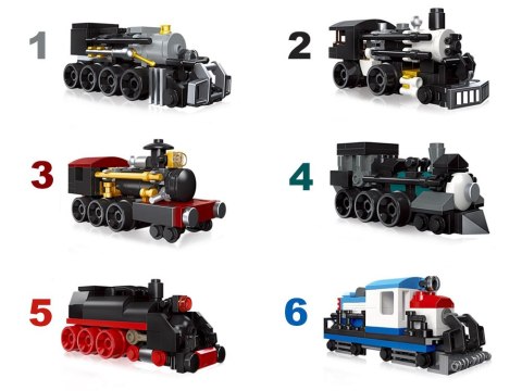 JOKOMISIADA Klocki konstrukcyjne MINITRAIN - różne modele z serii: mini pociąg ZA5759