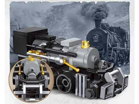 JOKOMISIADA Klocki konstrukcyjne MINITRAIN - różne modele z serii: mini pociąg ZA5759