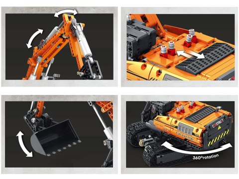 JOKOMISIADA Klocki konstrukcyjne Zdalnie sterowana KOPARKA 1106-ele ZA5797