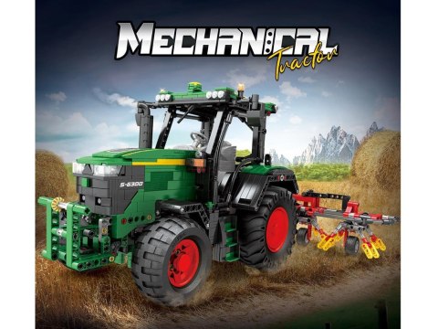 JOKOMISIADA Klocki konstrukcyjne - Zdalnie sterowany TRAKTOR z bronami 1664-ele ZA5798