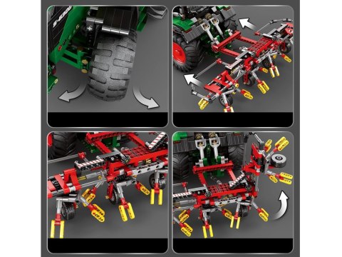 JOKOMISIADA Klocki konstrukcyjne - Zdalnie sterowany TRAKTOR z bronami 1664-ele ZA5798