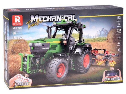 JOKOMISIADA Klocki konstrukcyjne - Zdalnie sterowany TRAKTOR z bronami 1664-ele ZA5798