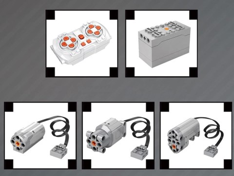 JOKOMISIADA Klocki konstrukcyjne Zdalnie sterowany WÓZEK WIDŁOWY ruchomy 722-ele ZA5796
