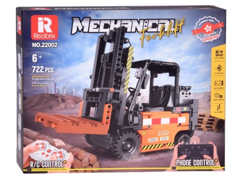 JOKOMISIADA Klocki konstrukcyjne Zdalnie sterowany WÓZEK WIDŁOWY ruchomy 722-ele ZA5796