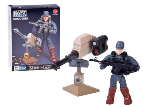 JOKOMISIADA Klocki policjant SWAT ruchoma figurka żołnierzyk model do złożenia ZA5724