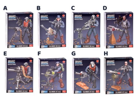 JOKOMISIADA Klocki policjant SWAT ruchoma figurka żołnierzyk model do złożenia ZA5724
