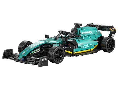 JOKOMISIADA Klocki techniczne 2w1 Bolid Formuła 1 helikopter 736ele naklejki ZA5730