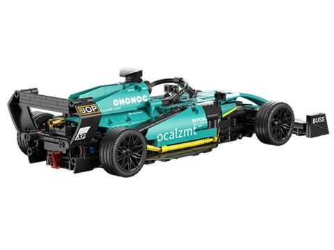 JOKOMISIADA Klocki techniczne 2w1 Bolid Formuła 1 helikopter 736ele naklejki ZA5730