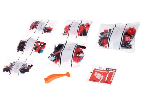 JOKOMISIADA Klocki techniczne Auto CZERWONE w stylu sportowego coupe 373-ele ZA5782