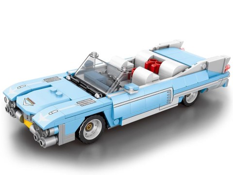 JOKOMISIADA Klocki techniczne BŁĘKITNY KABRIOLET klasyka amerykańska 308-ele ZA5791