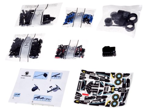 JOKOMISIADA Klocki techniczne BOLID Formuła 1 268-ele napęd pull back naklejki ZA5728