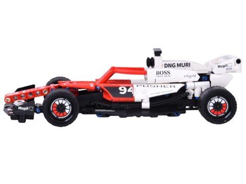 JOKOMISIADA Klocki techniczne BOLID Formuła 1 276ele napęd pull-back naklejki ZA5729