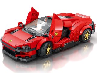 JOKOMISIADA Klocki techniczne Futurystyczne auto CZERWONE drzwi unoszone 275-ele ZA5794