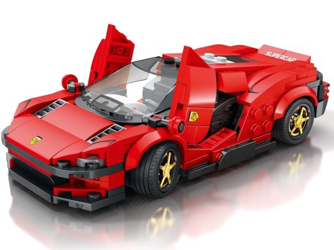 JOKOMISIADA Klocki techniczne Futurystyczne auto CZERWONE drzwi unoszone 275-ele ZA5794